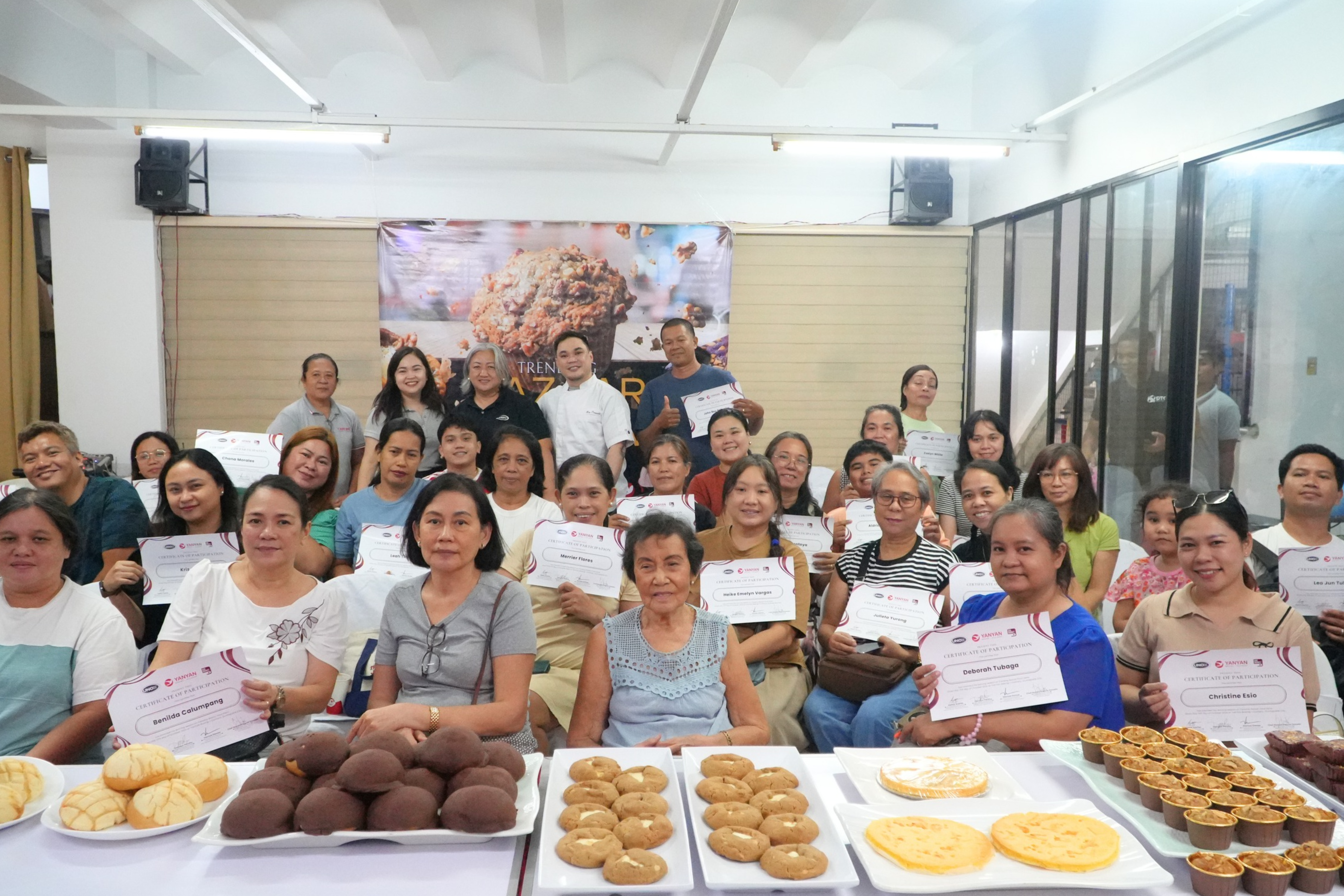 Our Market Baking Demo at Dumaguete with Unox and YanYan Baking