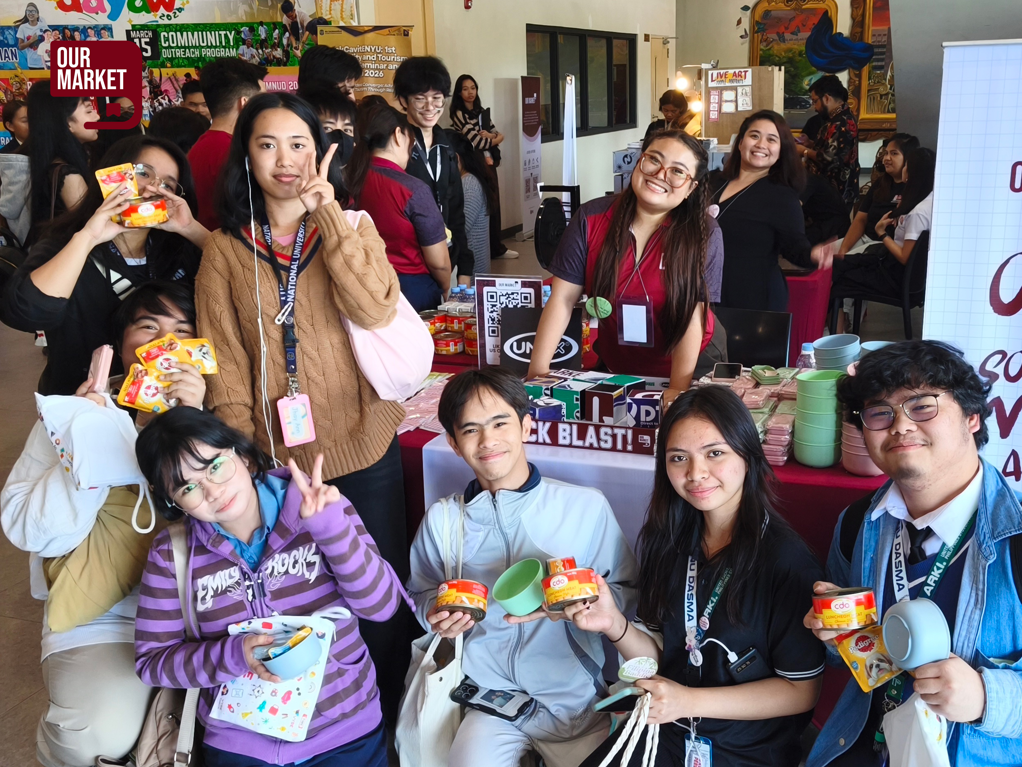 Our Market Campus Tour at National University Dasmariñas