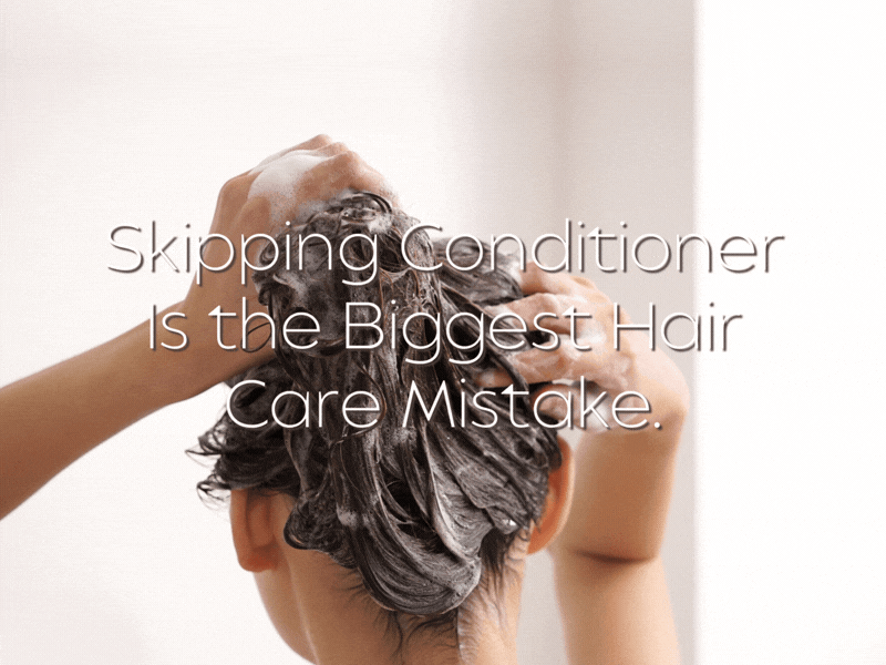 Skipping Conditioner Is the Biggest Hair Care Mistake.