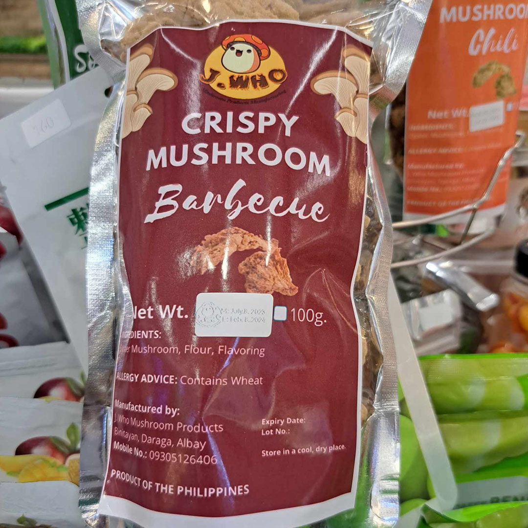 J WHO Mushroom Farm's Mushroom Chips 100g - Barbecue | Iskaparate