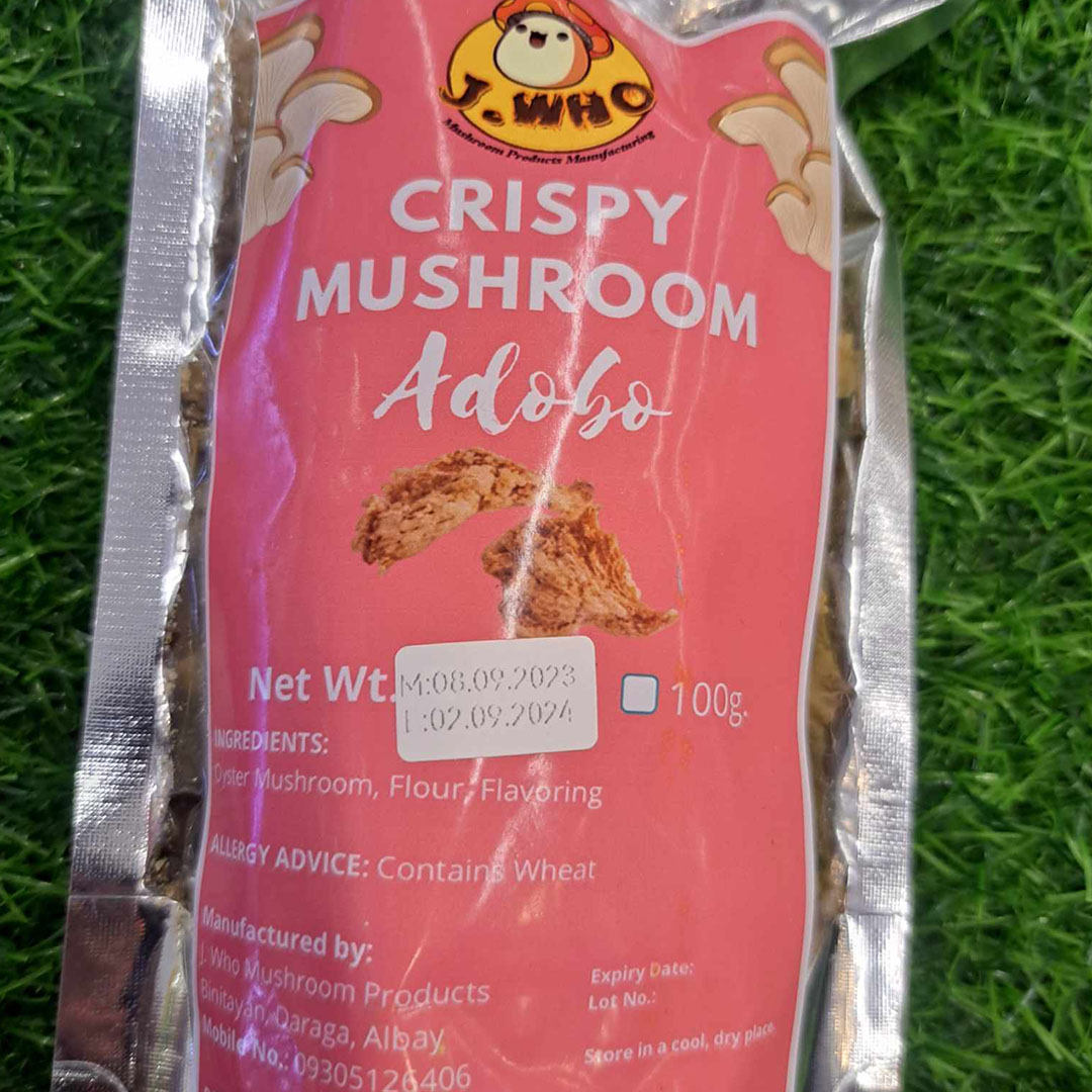 J WHO Mushroom Farm's Mushroom Chips 35g - Adobo | Iskaparate