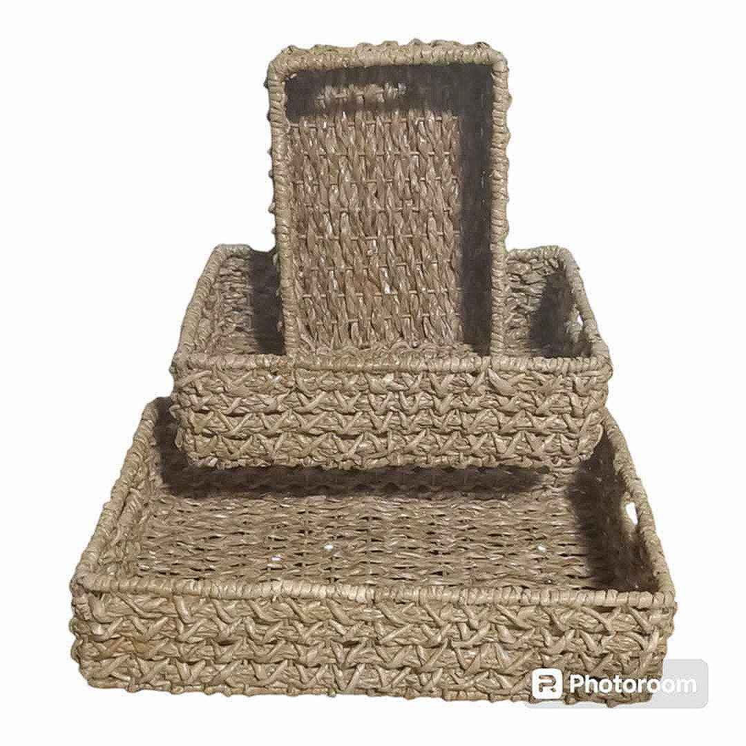 Mother's Day Promo - Rectangle Tray S3 Plain Braided without Lining | Our Market