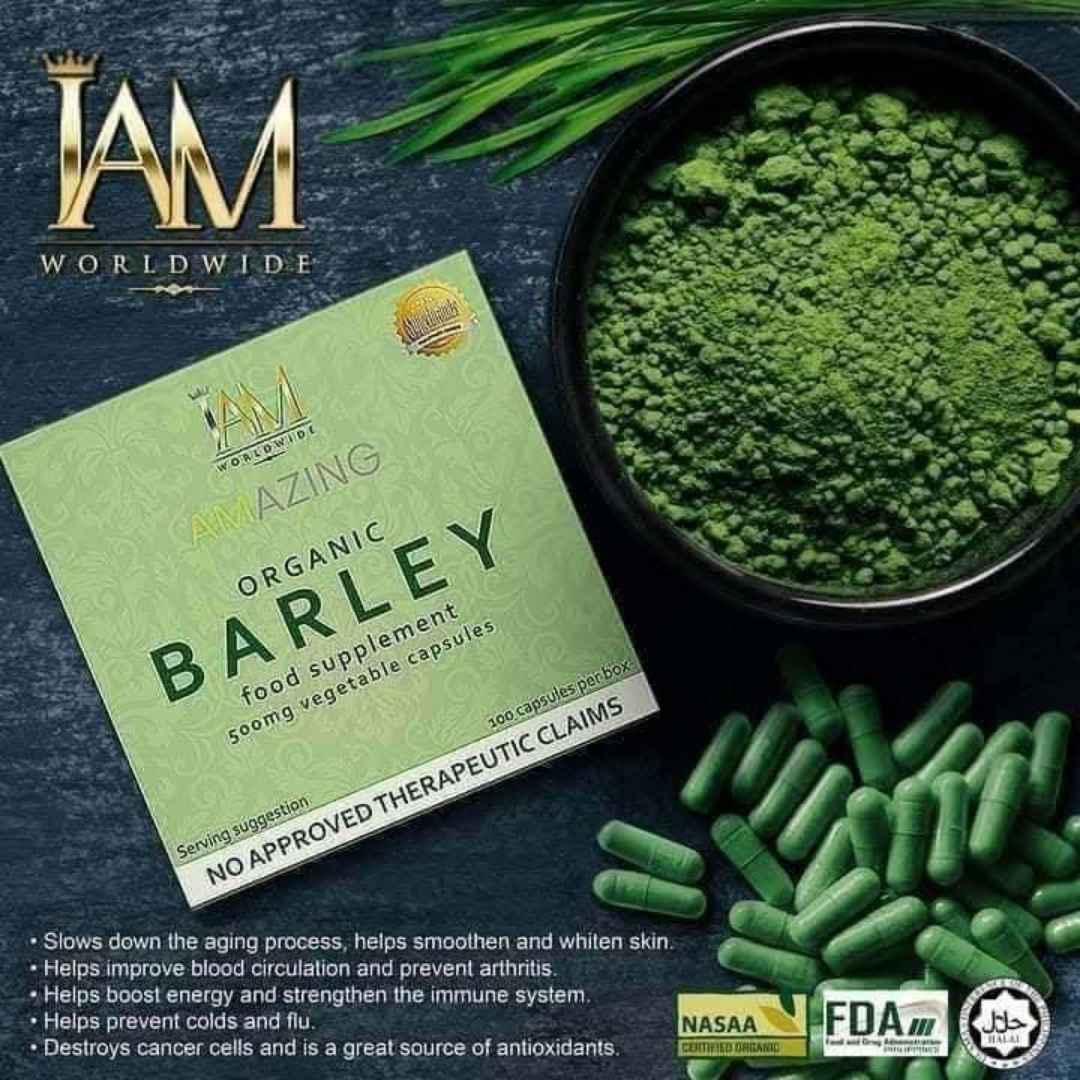 IAM Amazing Barley Capsules| Our Market