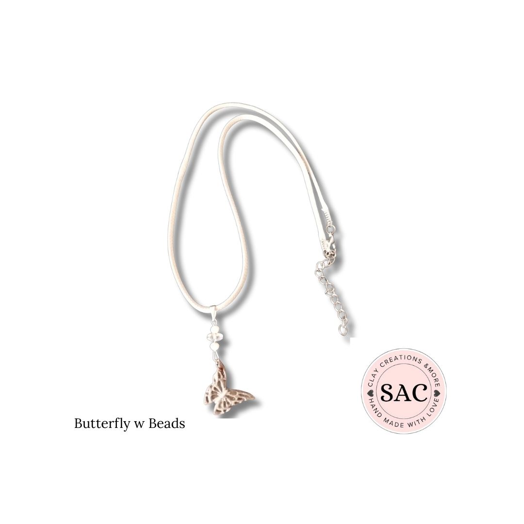 Adjustable Air Dry Clay Necklace | Iskaparate