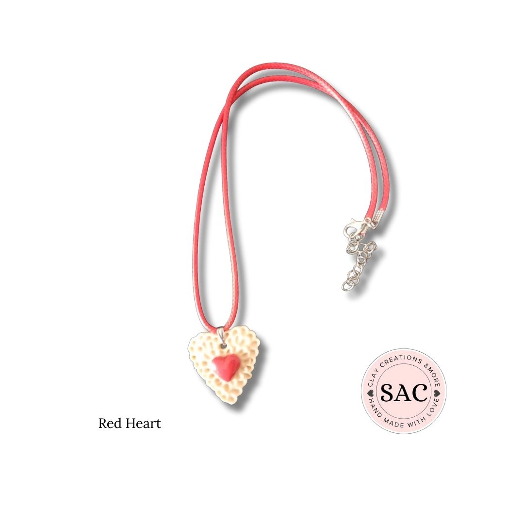 Adjustable Air Dry Clay Necklace | Iskaparate