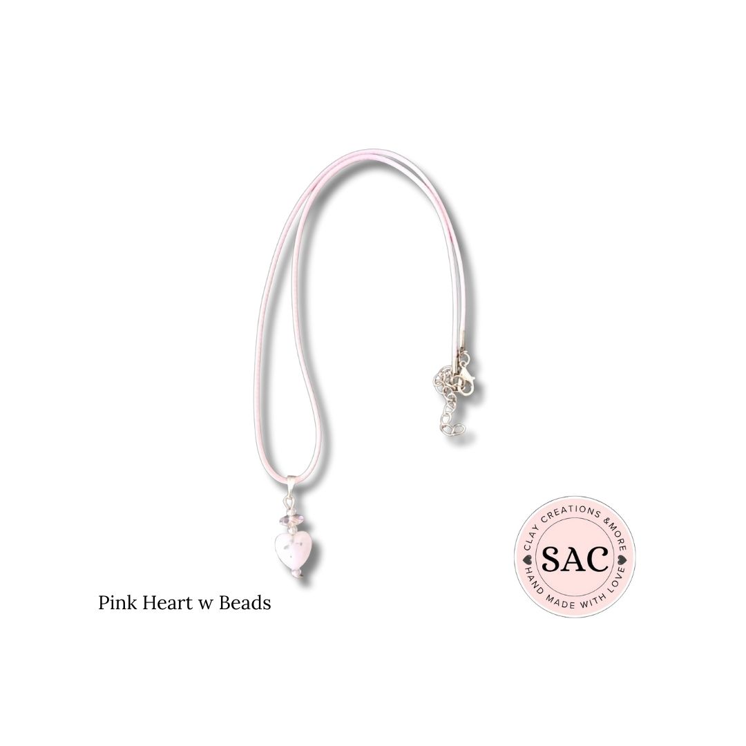 Adjustable Air Dry Clay Necklace | Iskaparate