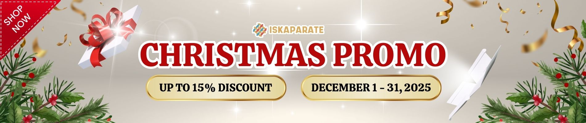 Christmas Promo 2025 - Desktop Banner