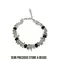 Crazy Cut Grayish White Bracelet | Our Market